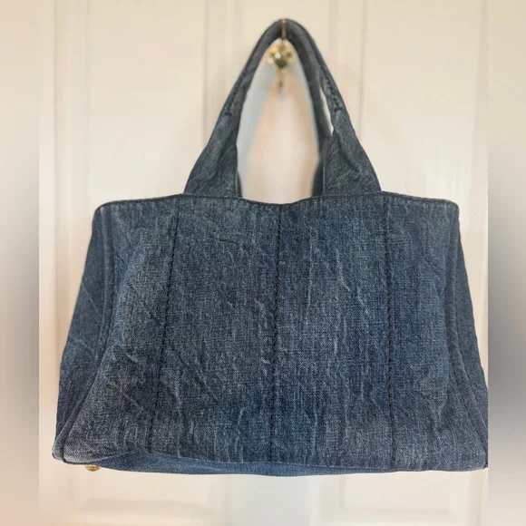 PRADA CANAPA INDIGO DENIM - Picture 3 of 13